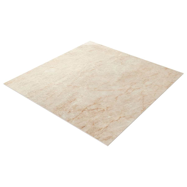 Grand Taj Mahal Champagne Beige 48x48 Stone Look Polished Porcelain Tile in Beige, View 8, open zoomed image