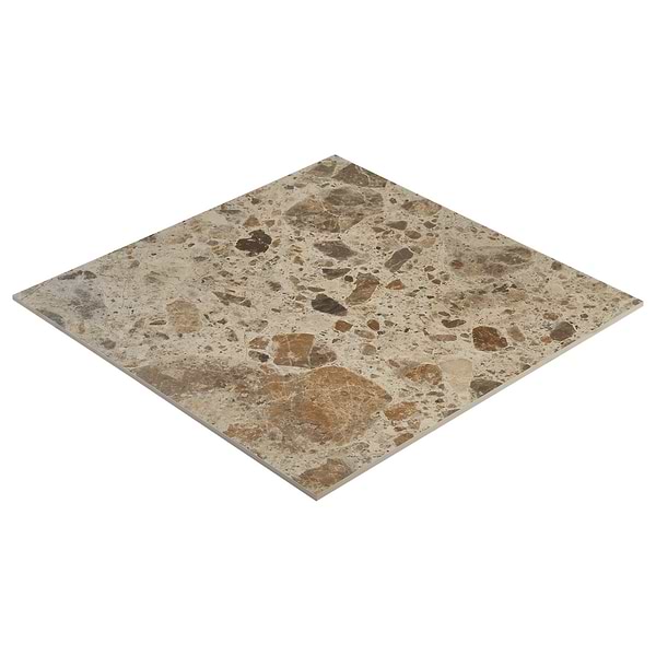 Rizo Desert Beige 24x24 Terrazzo Look Matte Porcelain Tile