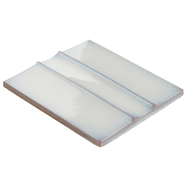 Kinro Snow White 6x6 Polished Porcelain Tile in White, View 8, open zoomed image
