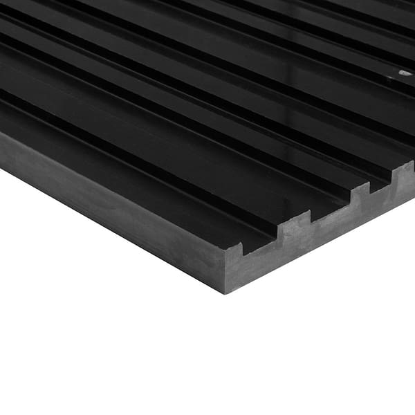 Stonework Barcode Black Jade 12x24 3D Polished Marble Tile