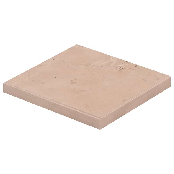 Rosa Perlino 4x4 Brushed Marble Tile