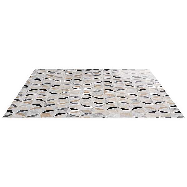 Phantasm Harvest Cream and Gray Polished Mixed Marble Mosaic Tile