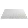Mod White 12x36 3D Fluted Matte Ceramic Tile 