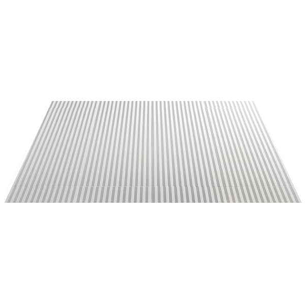 Mod White 12x36 3D Fluted Matte Ceramic Tile 