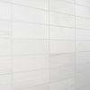 Bianco Dolomite White 4x12 Premium Polished Marble Tile
