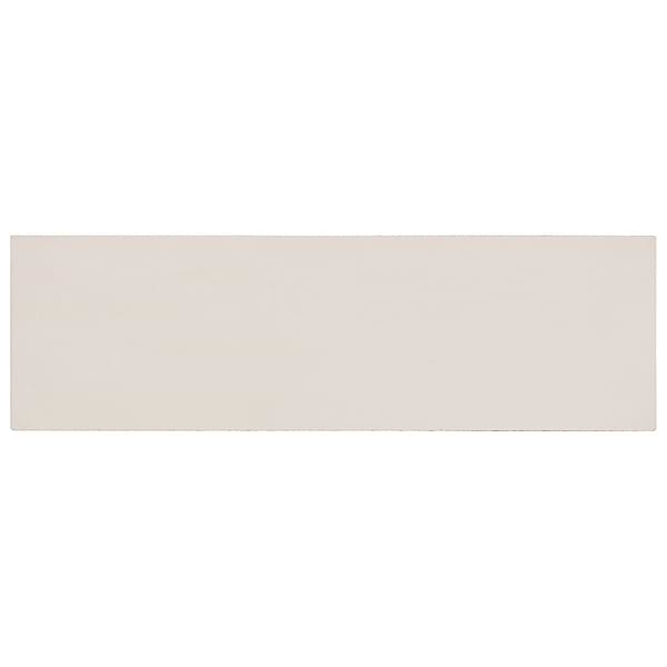 Color One Chalk White 2x8 Matte Cement Tile
