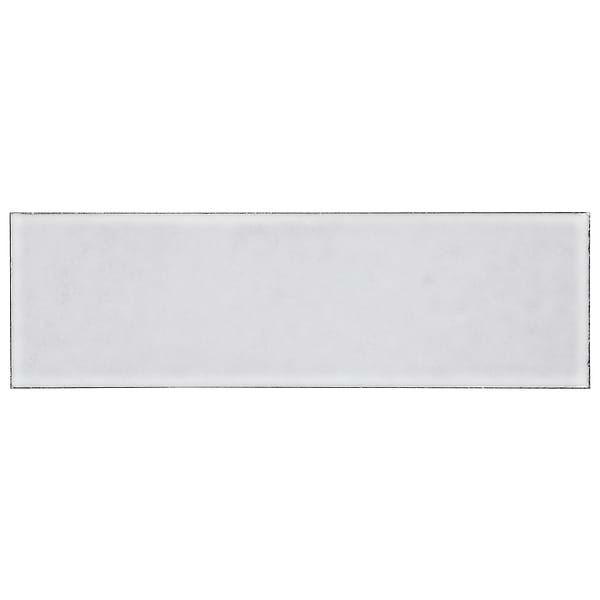 Color One Milk White 2x8 Glossy Lava Stone Tile