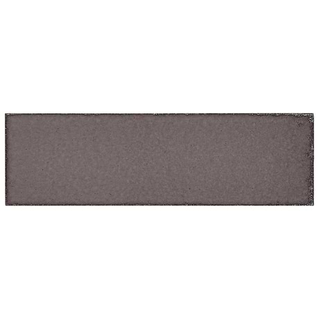 Color One Pebble Gray 2x8 Glossy Lava Stone Tile
