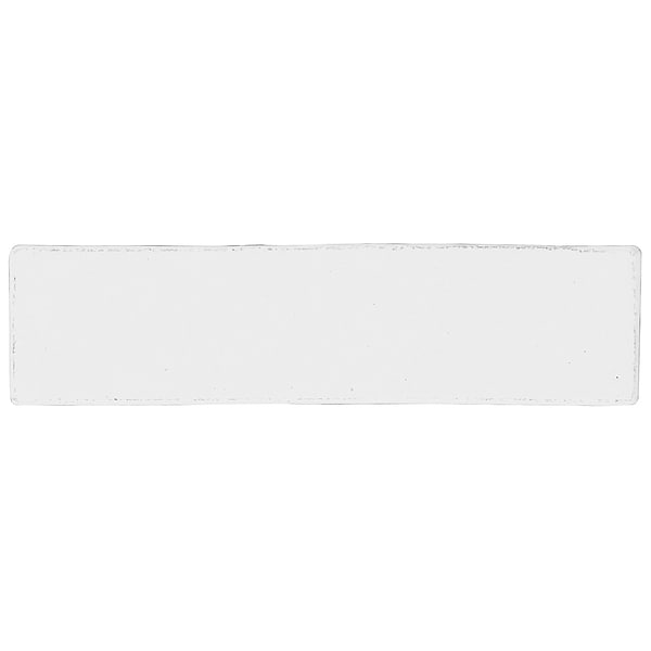 Emery White 2x8 Handmade Crackled Glossy Terracotta Subway Tile