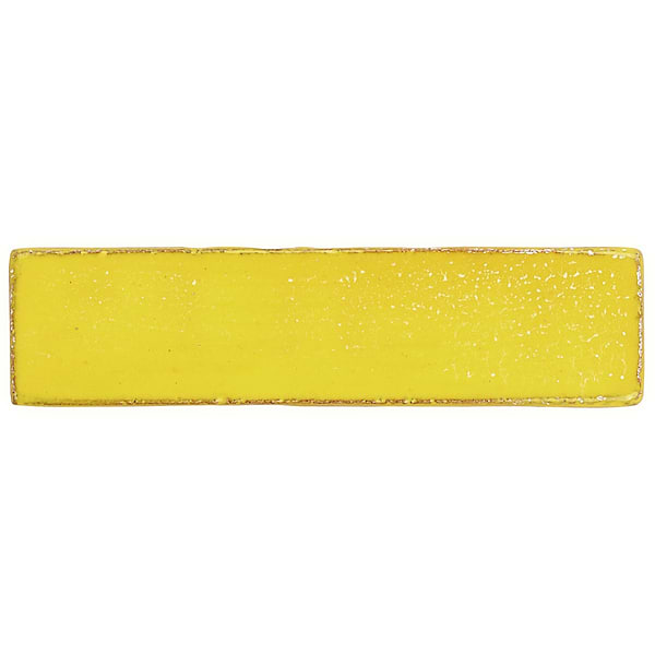 Emery Yellow 2x8 Handmade Crackled Glossy Terracotta Subway Tile