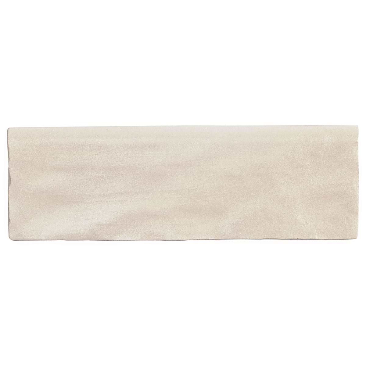 Montauk Sand Dune 2x8 Mixed Finish Ceramic Bullnose