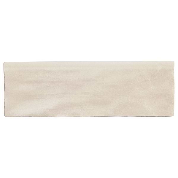 Montauk Sand Dune 2x8 Mixed Finish Ceramic Bullnose