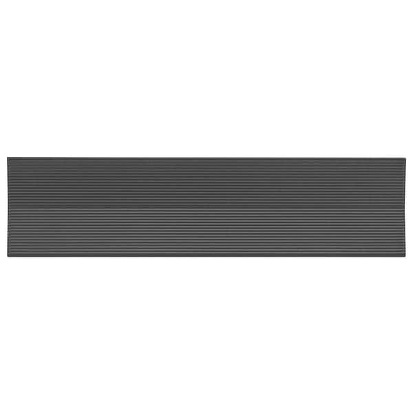 Kinzie Concave Charcoal Black 4x16 3D Matte Ceramic Tile