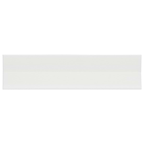 Kinzie Concave White 4x16 3D Matte Ceramic Tile