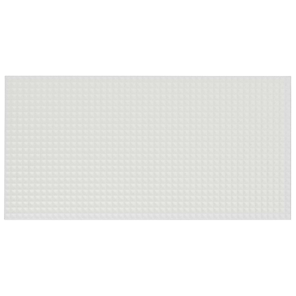 Kinzie Waffle White 8x16 Textured Matte Ceramic Tile