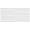 Sydney White 8x16 3D Glossy and Matte Mixed Finish Ceramic Tile
