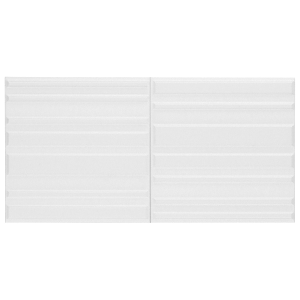 Sydney White 8x16 3D Glossy and Matte Mixed Finish Ceramic Tile