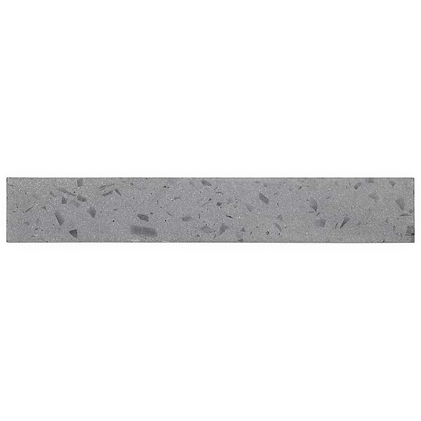 Mancala Smoke Gray 3x16 Matte Terrazzo Tile