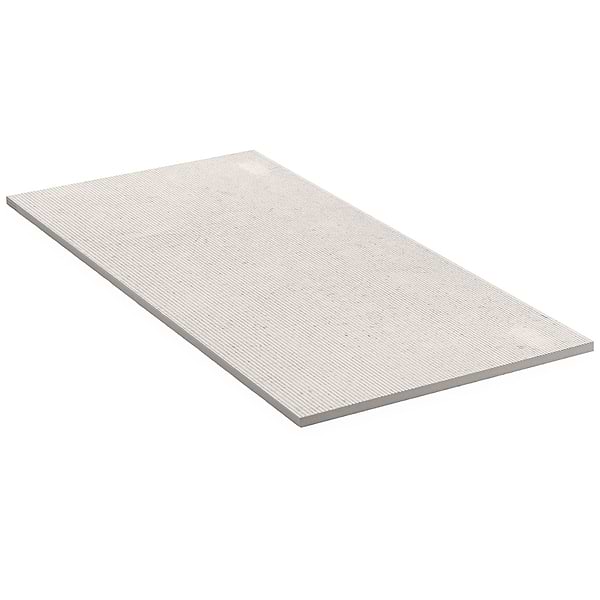 New Rock Perla White 12x24 Chiseled Limestone Look Matte Porcelain Tile 