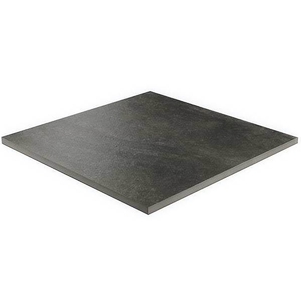 Acadia Charcoal Black 24x24 Limestone Look Matte Porcelain 2CM Outdoor Paver
