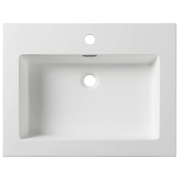 Kaleb 20'' White Vanity and Counter
