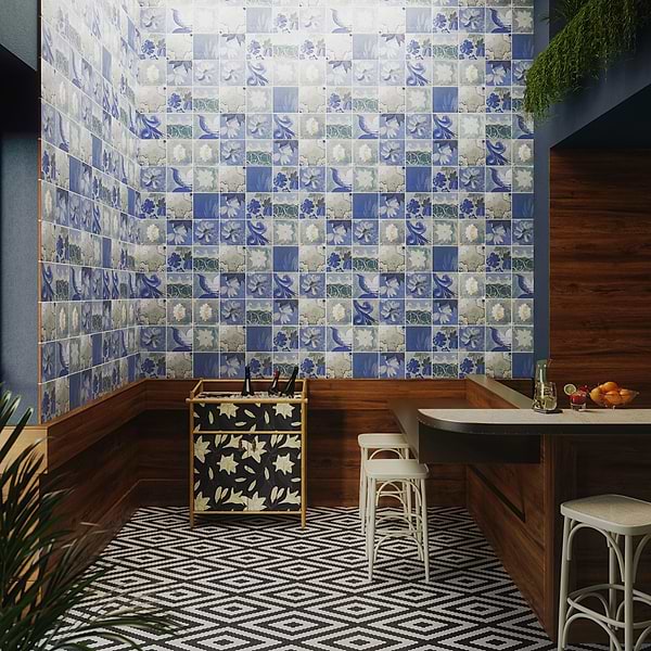 Angela Harris Wilder Portofina Decor 8x8 Matte Porcelain Tile