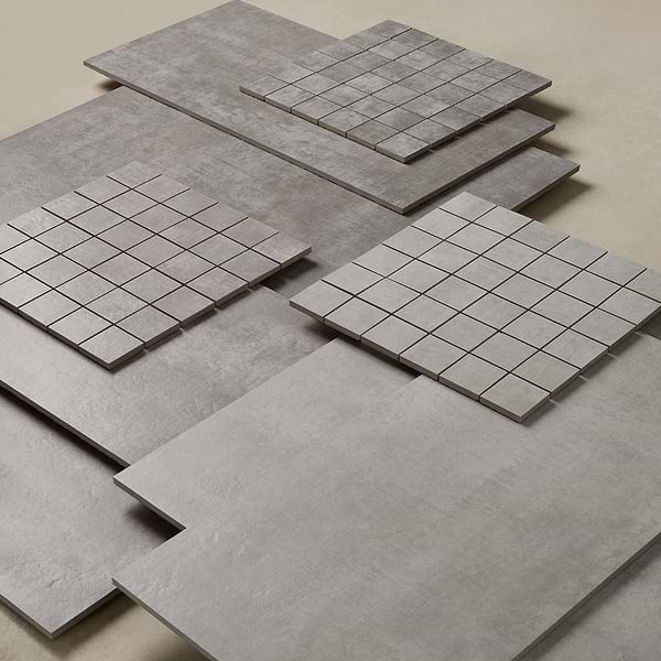 Basic Cement Ash Gray 12X24 Matte Porcelain Tile in Ash Gray, View 9, open zoomed image
