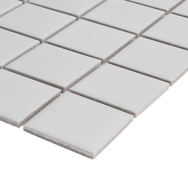 Serenity White 2x2 Matte Porcelain Mosaic Tile
