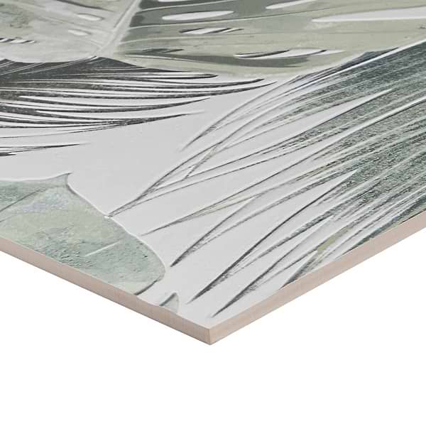 Botanic Chiaro Green 24x48 Textured Matte Ceramic Tile