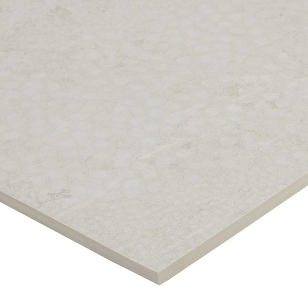 Corretta Wave Bianco White 24x48 Semi-Polished Porcelain Tile in Warm White, View 9, open zoomed image
