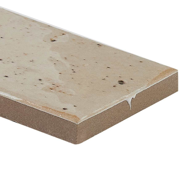Essa Sand Beige 2x6 Terracotta Look Polished Porcelain Tile in Beige, View 9, open zoomed image