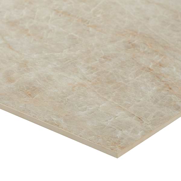 Grand Taj Mahal Fawn Beige 48x48 Stone Look Matte Porcelain Tile in Beige, View 9, open zoomed image