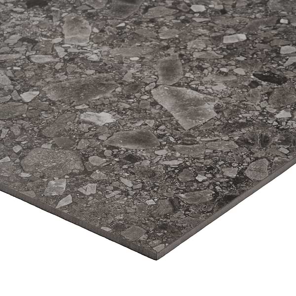 Rizo Charcoal Gray 24x24 Matte Porcelain Tile in Charcoal, View 9, open zoomed image