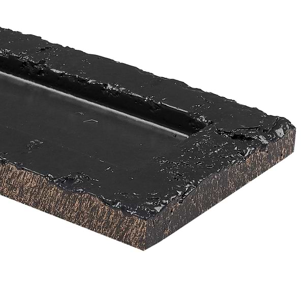 Arlo Antique Black 3x11 3D Textured Matte Ceramic Tile