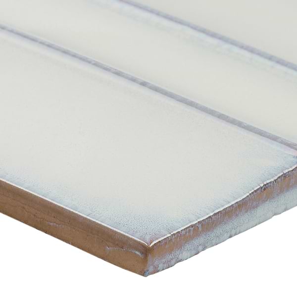 Kinro Snow White 6x6 Polished Porcelain Tile in White, View 9, open zoomed image