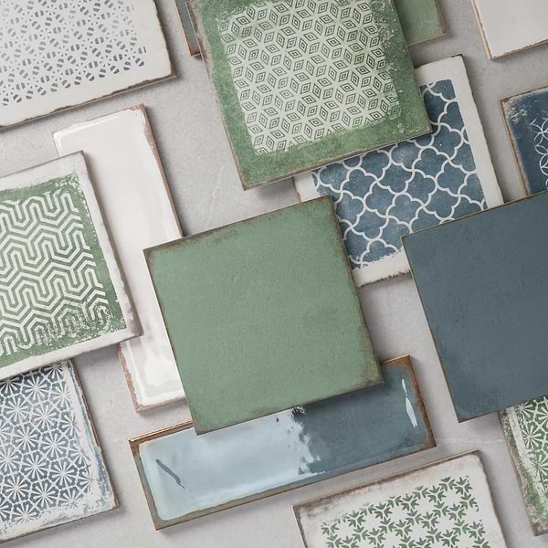 Los Lunas Green 4x12 Polished Ceramic Subway Tile in Green, View 11, open zoomed image