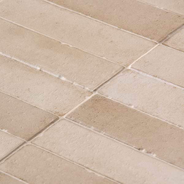 Devi Desert Beige 16x48 Textured Matte Ceramic Tile