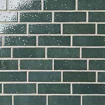 Essa Green 2x6 Terracotta Look Polished Porcelain Tile