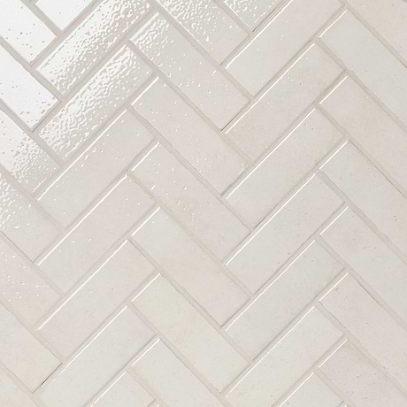 Essa White 2x6 Terracotta Look Polished Porcelain Tile