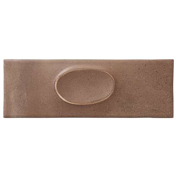 Telos Deco Earth Brown 4x12 Terracotta Look Matte Ceramic Tile in Brown, View 8, open zoomed image