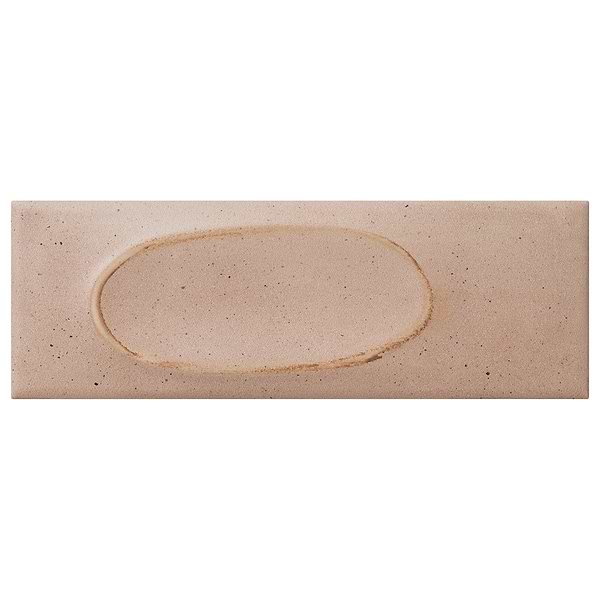 Telos Deco Sand Beige 4x12 Terracotta Look Matte Ceramic Tile in Beige, View 6, open zoomed image