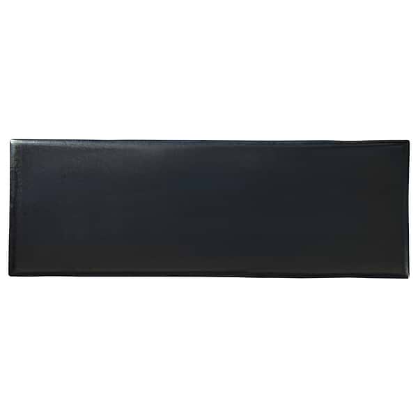 Telos Midnight Metallic 4x12 Matte Ceramic Tile in Metallic, View 6, open zoomed image