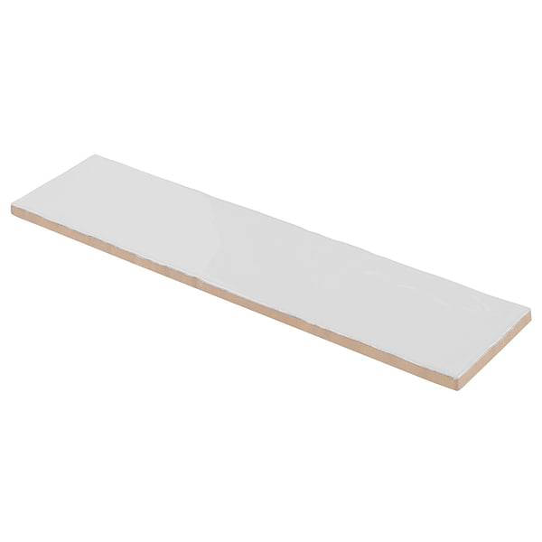 Lancaster Bianco White 3x12 Polished Ceramic Subway Wall Tile