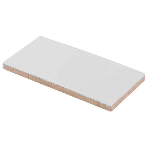 Lancaster Bianco White 3x6 Polished Ceramic Wall Tile