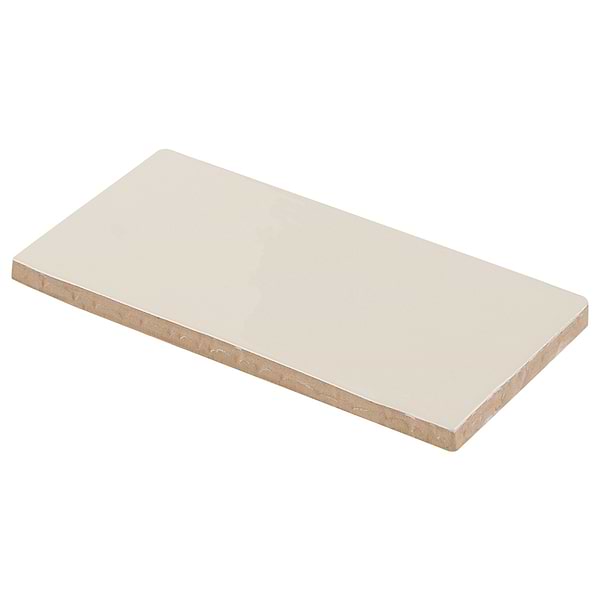 Lancaster Vanilla Cream Ivory 3x6 Polished Ceramic Tile