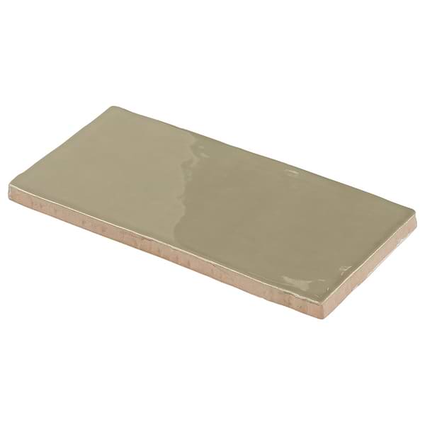 Lancaster Celery Green 3x6 Polished Ceramic Wall Tile
