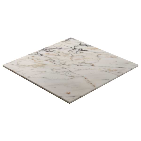 Calacatta Monet 18x18 Honed Marble Tile