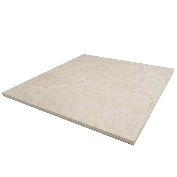 Cream Misto Beige 24x24 Honed Marble Tile