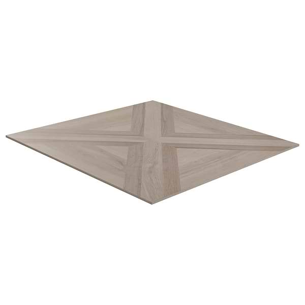 Marsai Modern Parquet Weathered & Medium Oak 32x32 Wood Look Matte Porcelain Tile in Brown, View 9, open zoomed image