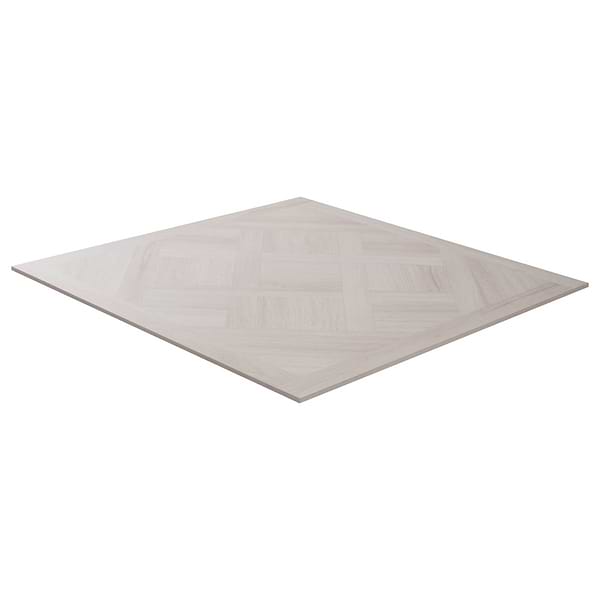 Marsai Traditional Parquet Light Oak 32x32 Wood Look Matte Porcelain Tile in Beige & Cream, View 9, open zoomed image